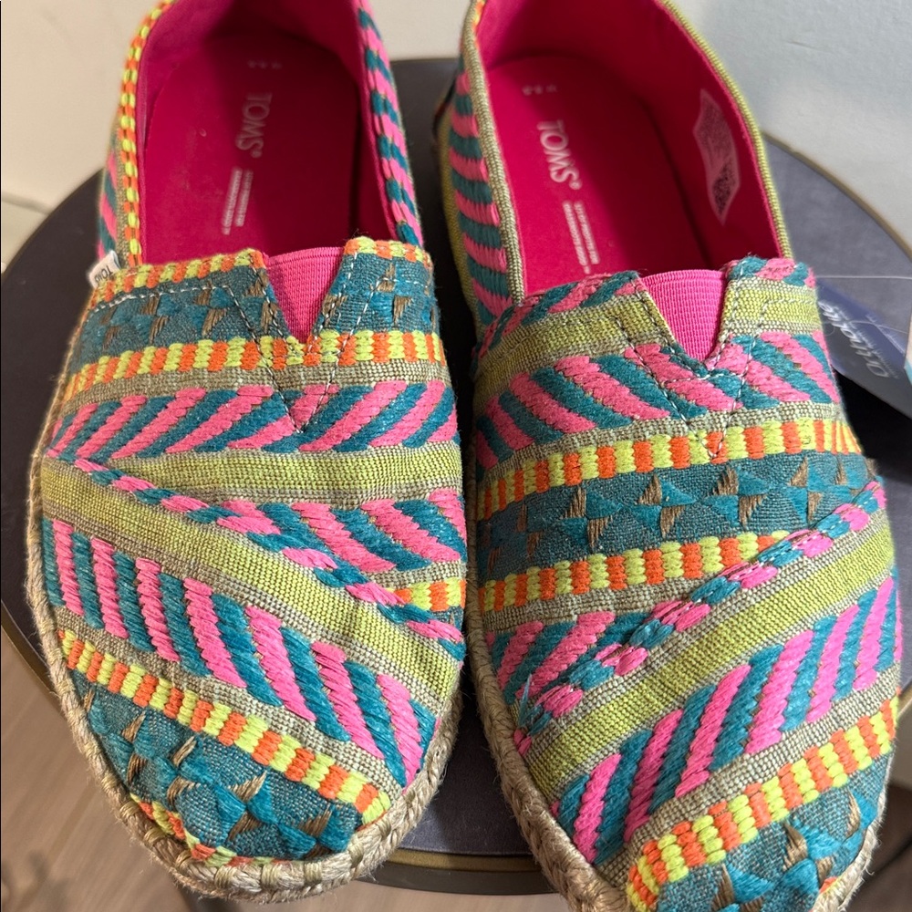 TOMS Womens Alpargata Rope Slip on shoes 8.5 - Picture 3 of 7